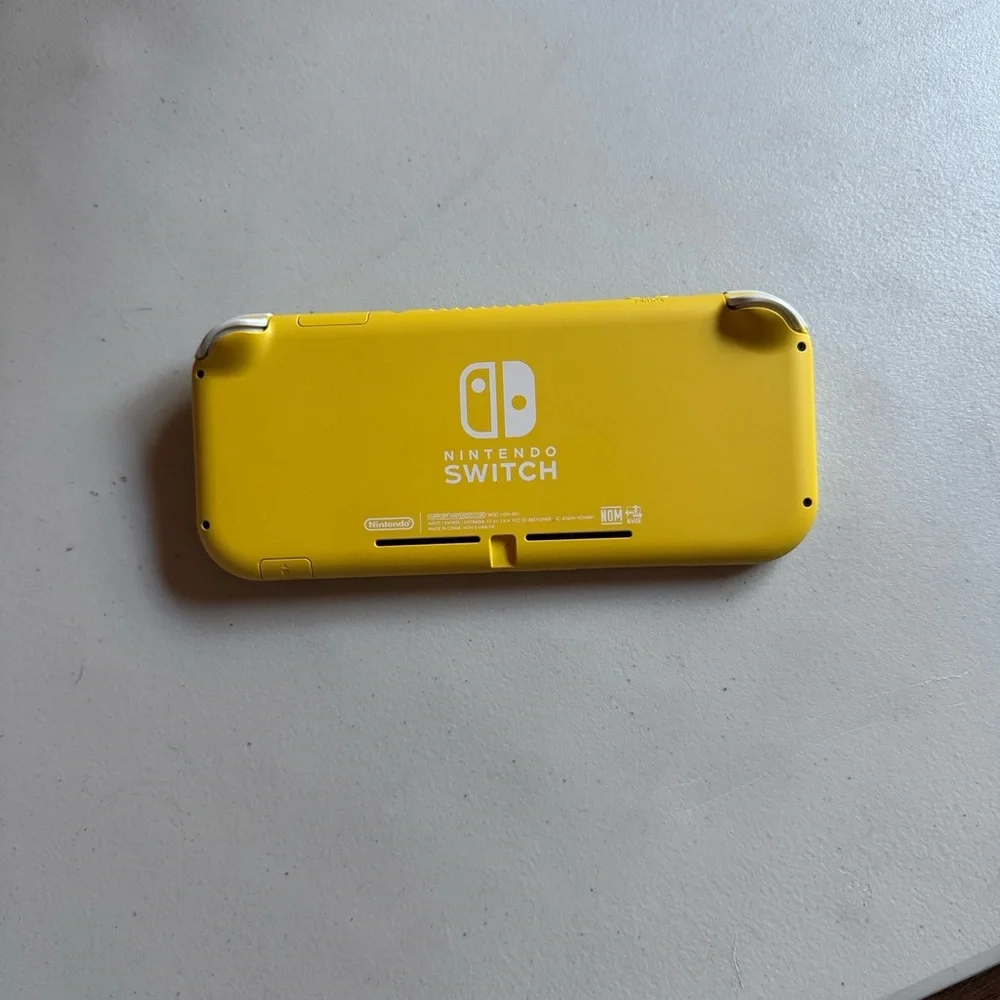 Yellow Handheld Gaming Console